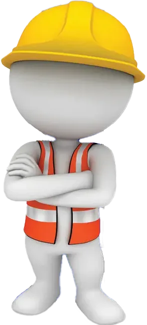 Construction worker figure